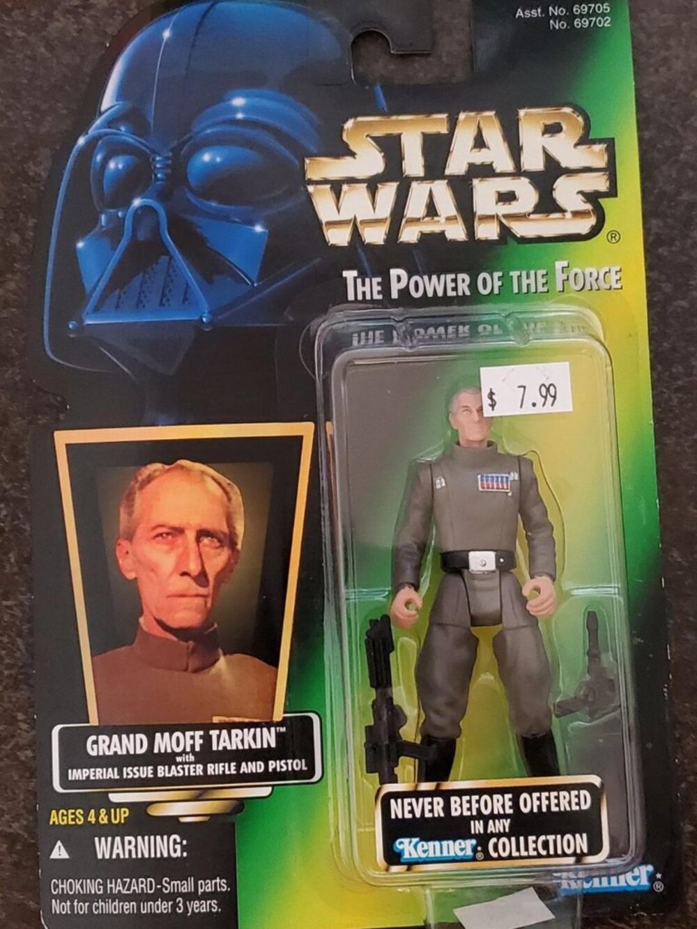 Star Wars POTF Grand Moff Tarkin Action Figure